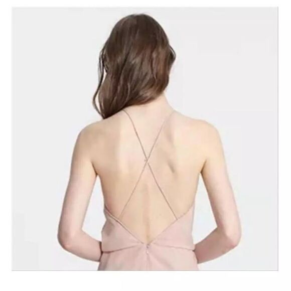 Monique Lhuillier Sleeveless Chiffon Valerie Maxi Dress size 0 - Picture 4 of 14